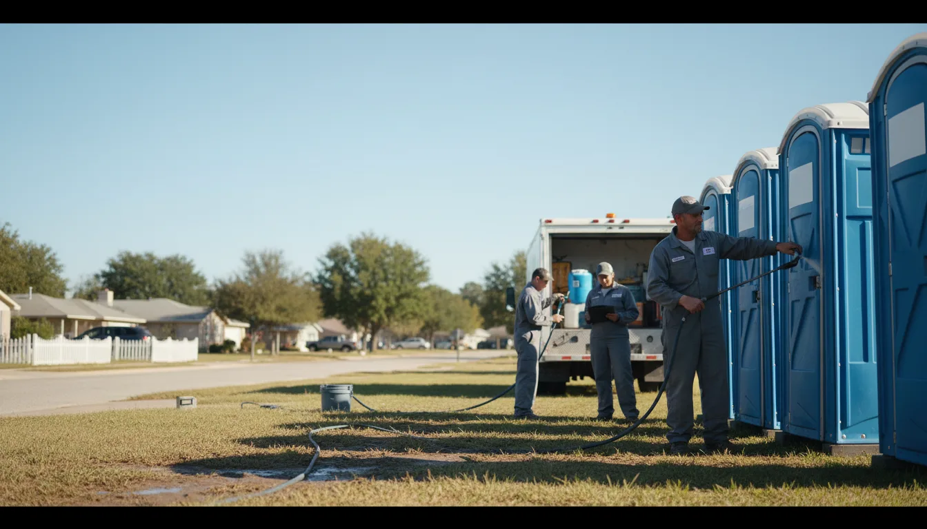 Long-Term Portable Toilet Rental in Reynolds, IL near me